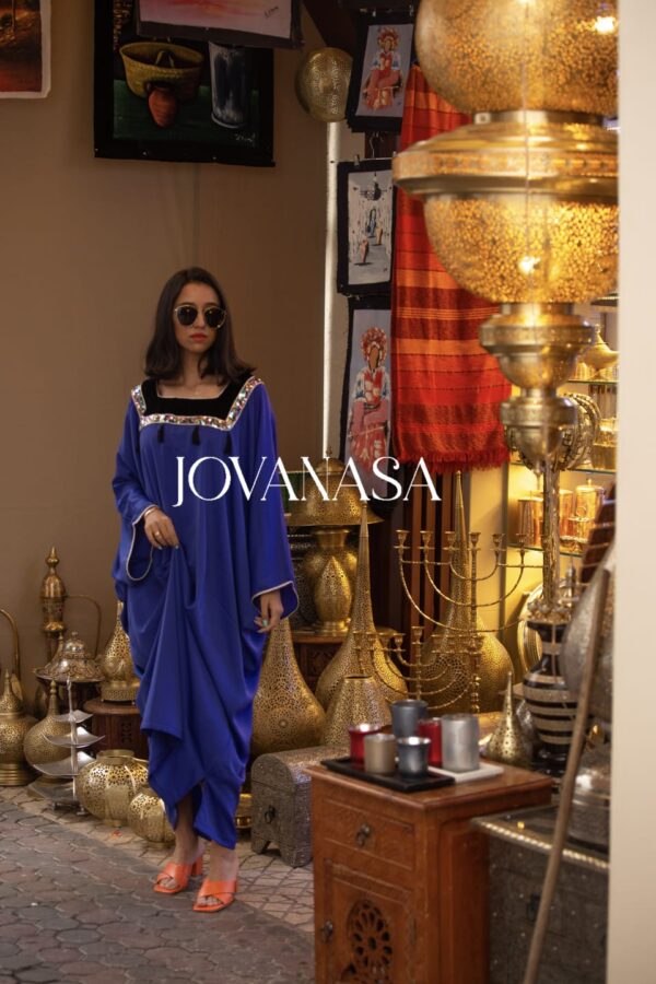 Gandoura Bleu Royal